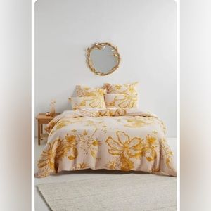 Anthropologie Home floral duvet cover QUEEN